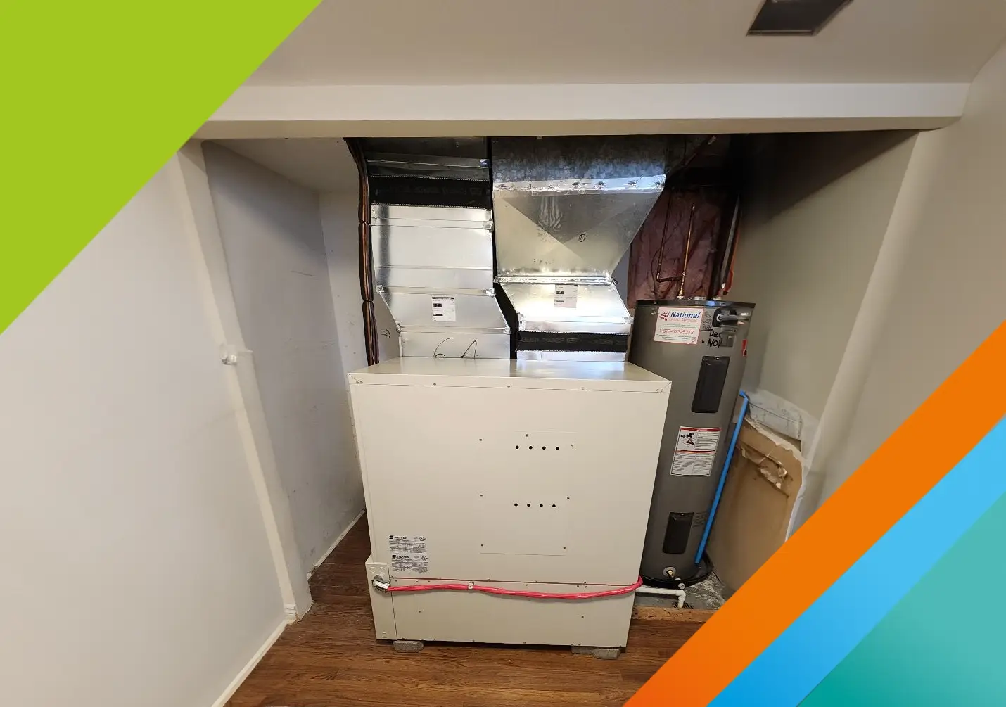 Prêt à installer un accumulateur de chaleur