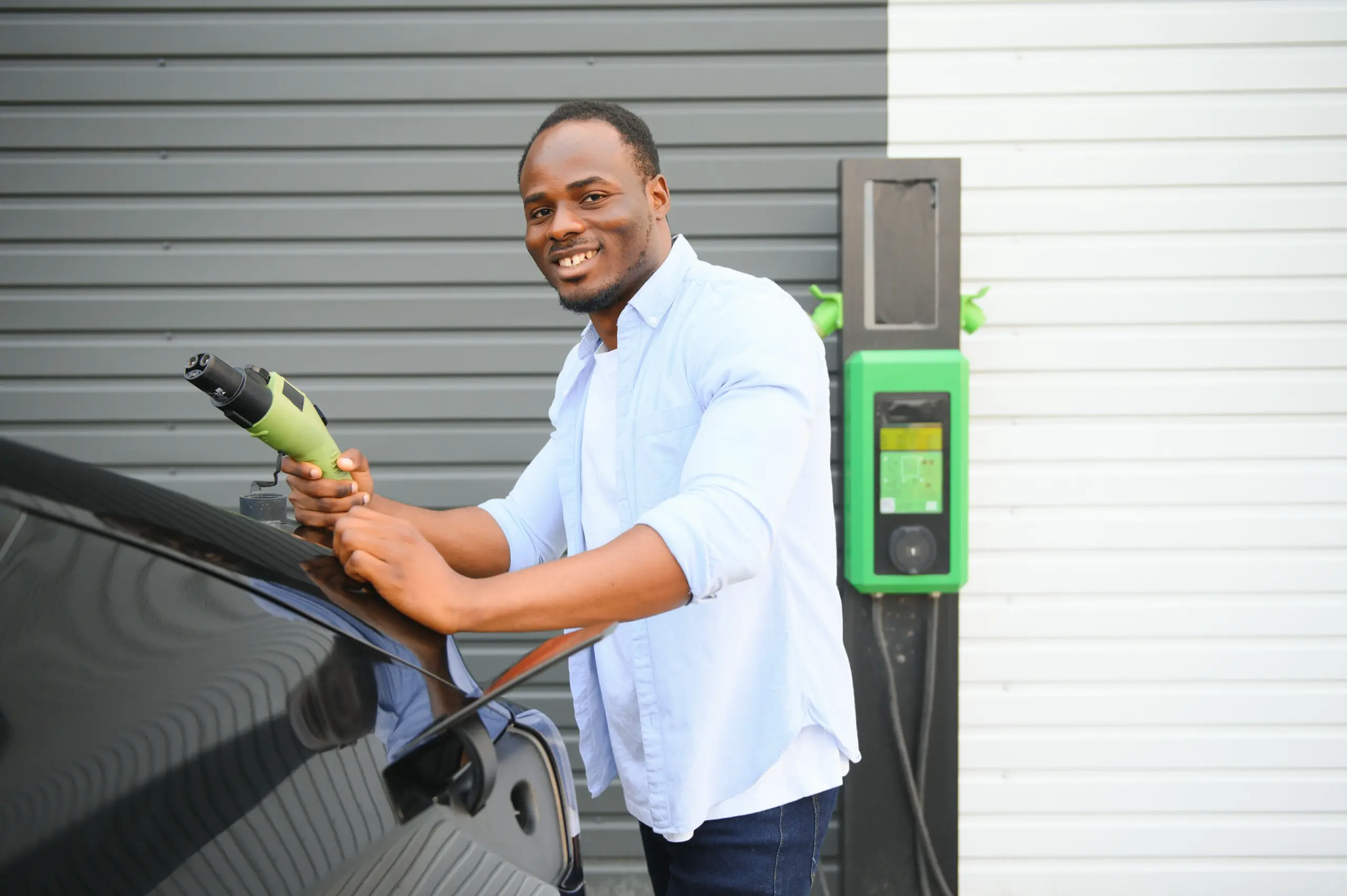 recharge véhicule moderne